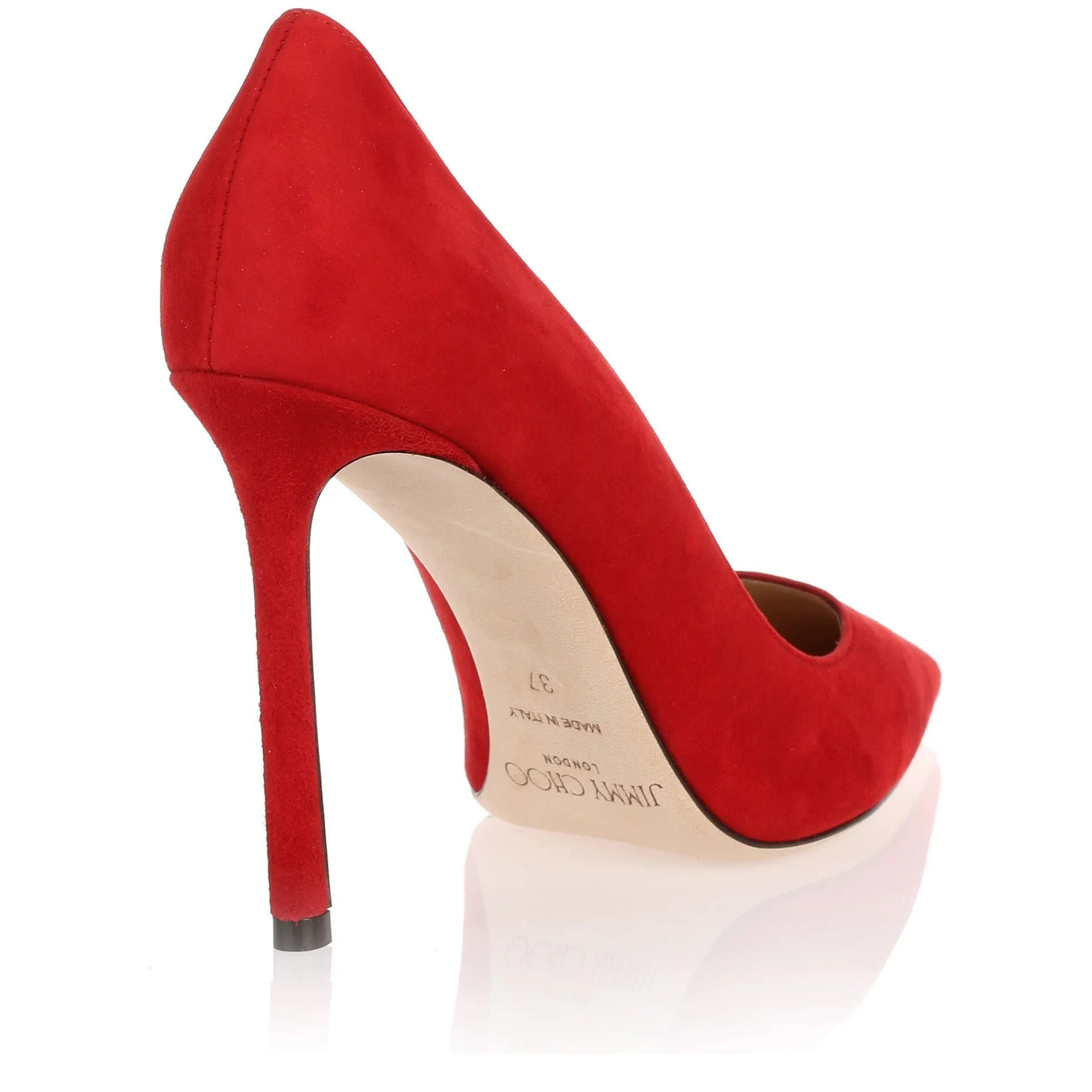 Romy 100 red suede pump