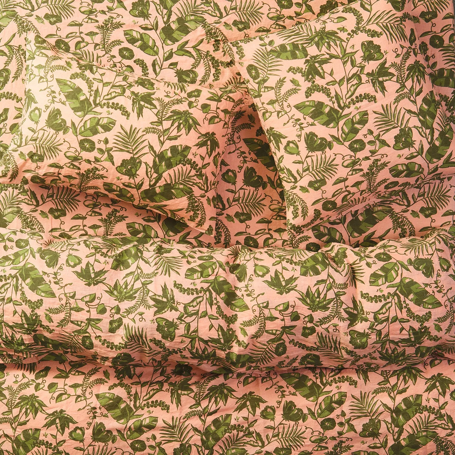 Safia Linen Flat Sheet Martini