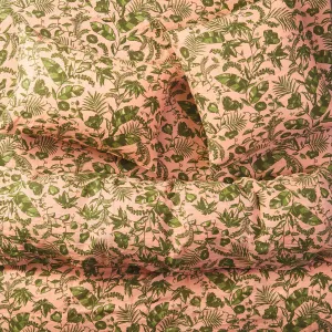 Safia Linen Flat Sheet Martini