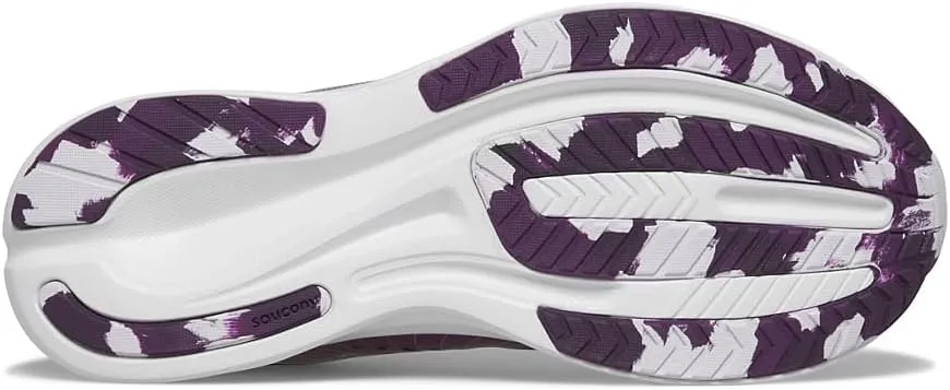 Saucony Ride Kidz Sneaker, Plum/White, 1.5 US Unisex Big Kid