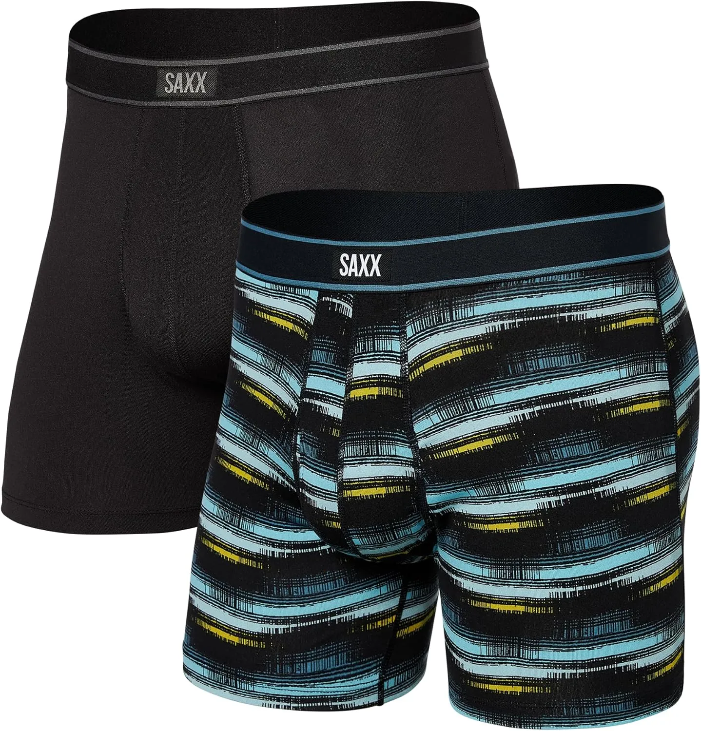 SAXX Underwear Co. Men's Underwear with Pouch Daytripper Boxer Brief Fly 2Pk