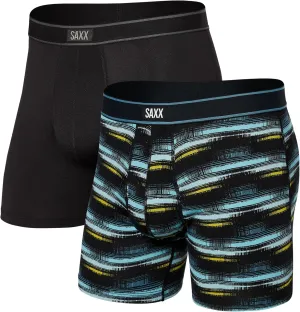 SAXX Underwear Co. Men's Underwear with Pouch Daytripper Boxer Brief Fly 2Pk