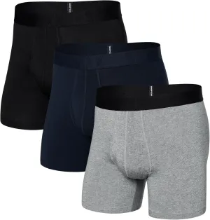 SAXX Underwear Co. Men's Underwear with Pouch Droptemp Cooling Cotton Boxer Brief 3Pk