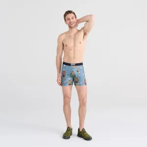 SAXX Underwear Co. Men's Underwear with Pouch Volt Breathable Mesh Boxer Brief, Water Foul- Washed Teal, XX-Large