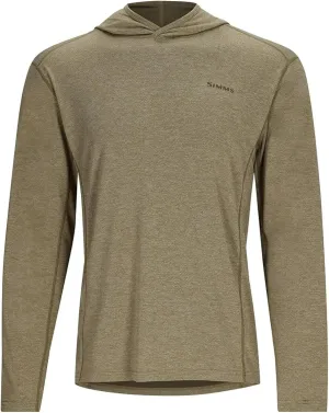 Simms Men's BugStopper Hoody - Insect Shield Technology With UPF 30 Fabric - Quick Dry Bug Repellent Fishing Shirt for Warm Weather Outdoor Activities (Bay Leaf Heather, X-Large)