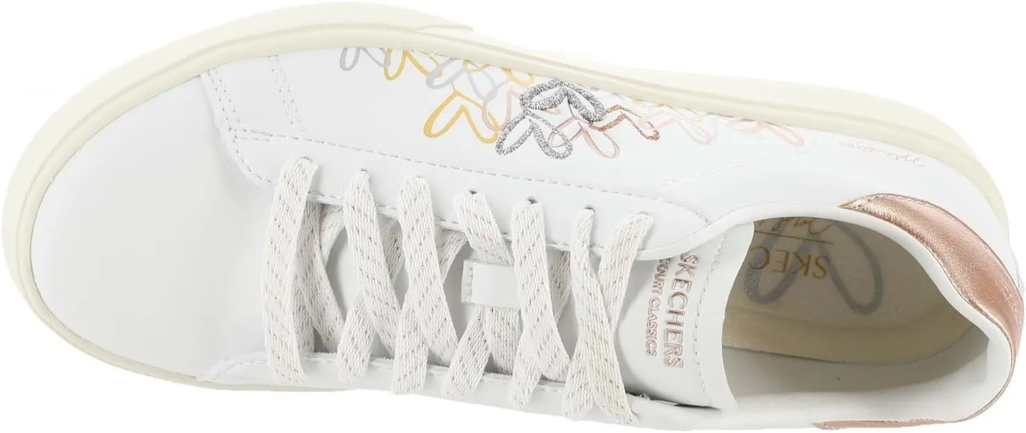 Skechers Court Classics JGoldcrown Eden LX-Gleaming Hearts Women's Sneaker