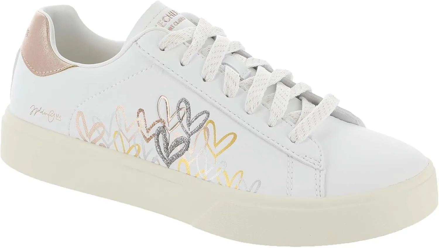 Skechers Court Classics JGoldcrown Eden LX-Gleaming Hearts Women's Sneaker