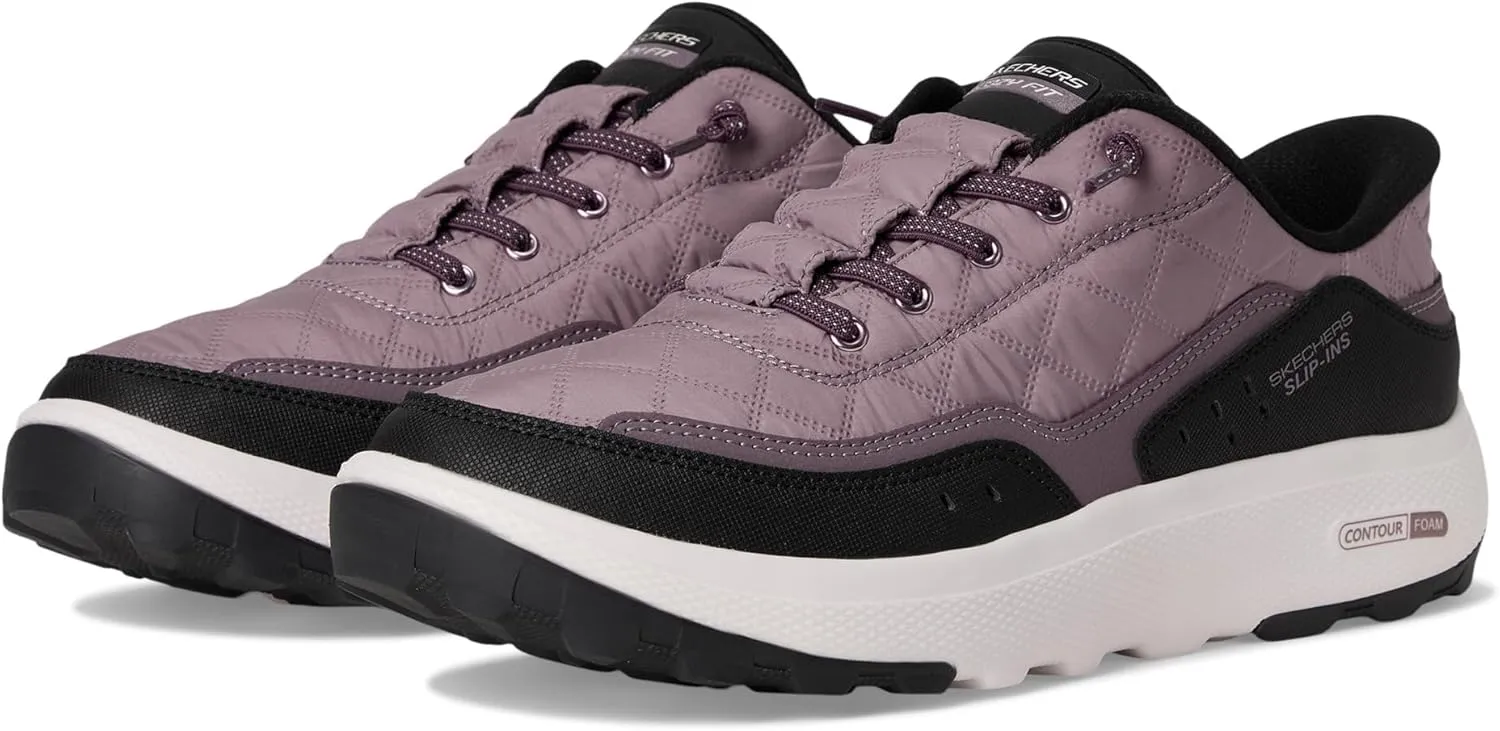 Skechers Sport Women's Women's Urban Explore Hands Free Slip-INS Sneaker, PRBK=Purle/Black, 6