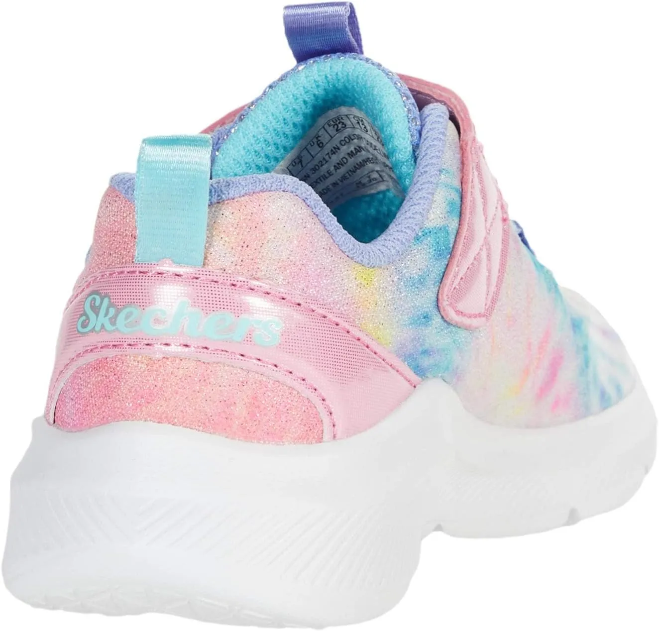 Skechers Unisex-Child Dreamy Lites-Sunny Groove Sneaker