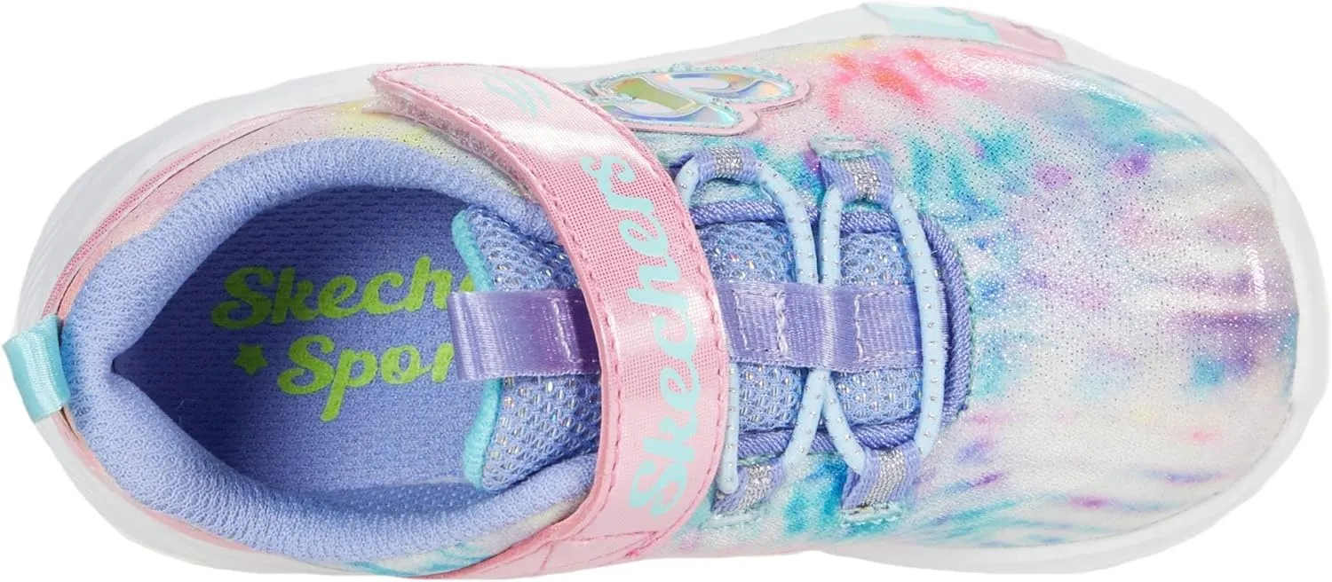 Skechers Unisex-Child Dreamy Lites-Sunny Groove Sneaker