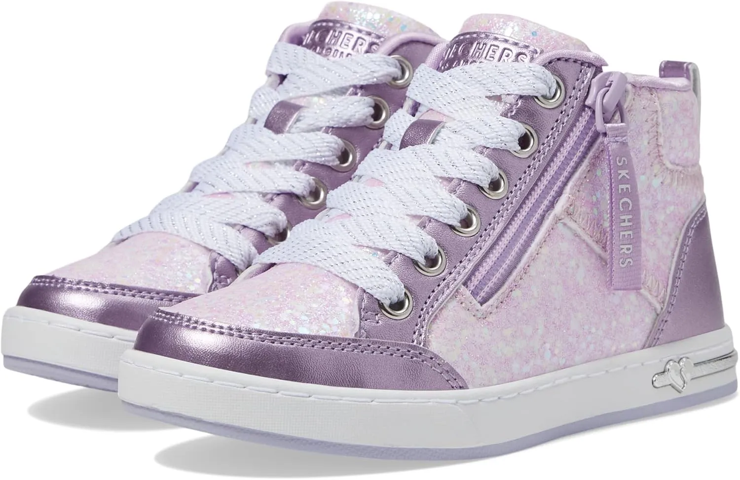 Skechers Unisex-Child Shoutouts 2.0-Glitter Queen Sneaker