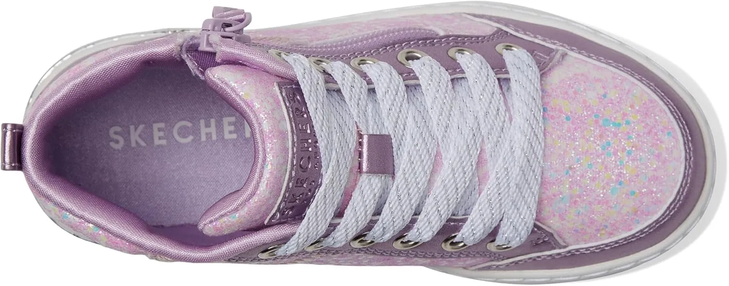 Skechers Unisex-Child Shoutouts 2.0-Glitter Queen Sneaker