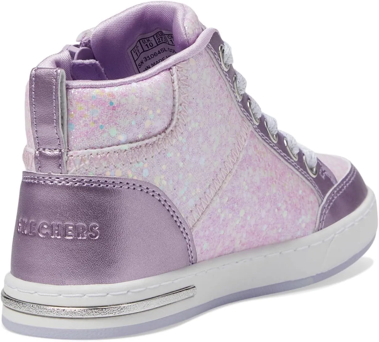 Skechers Unisex-Child Shoutouts 2.0-Glitter Queen Sneaker