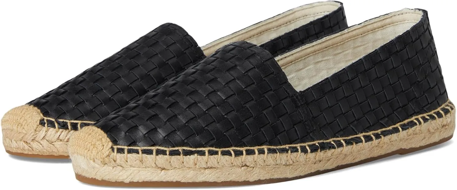 Soludos Women's Woven Leather Original Espadrille Loafer Flat
