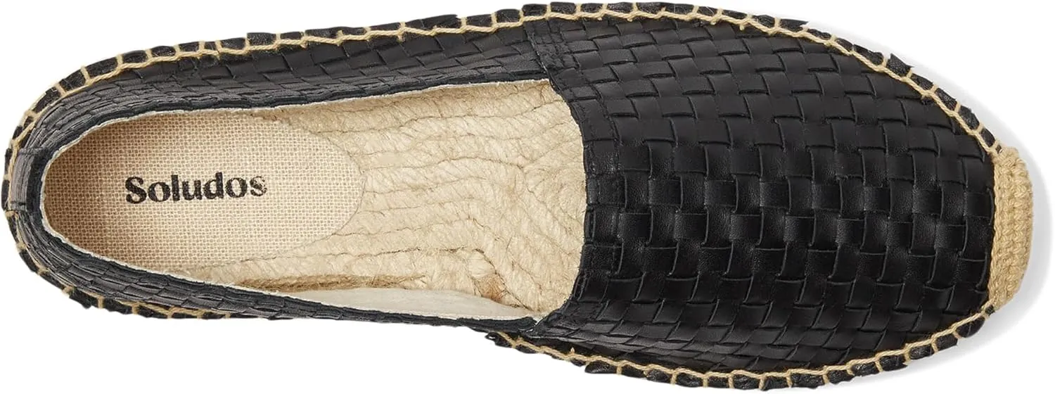 Soludos Women's Woven Leather Original Espadrille Loafer Flat
