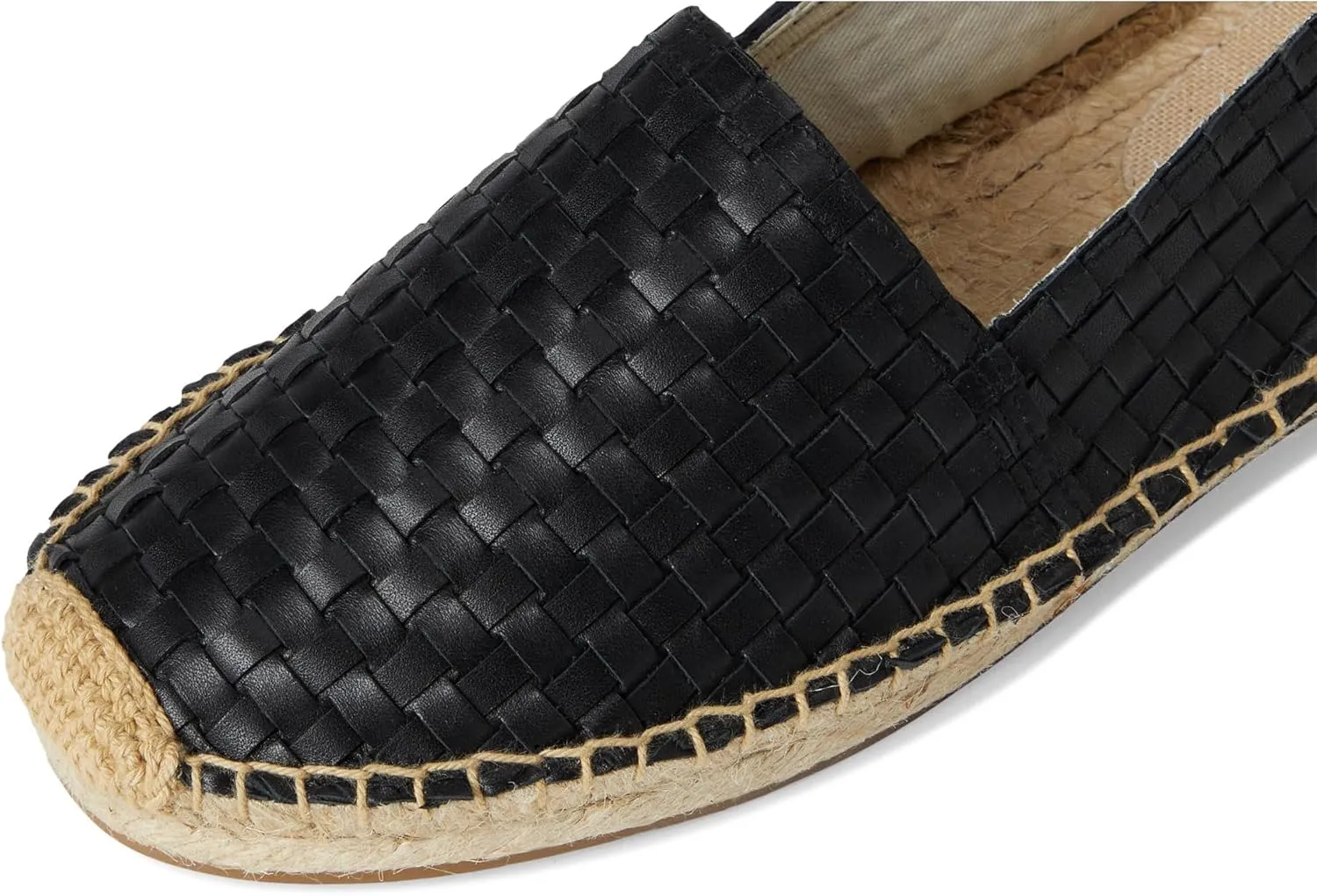 Soludos Women's Woven Leather Original Espadrille Loafer Flat