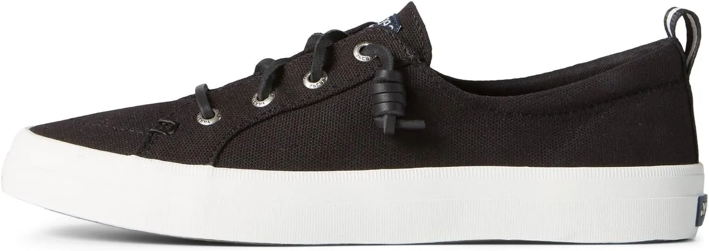 Sperry Women's Crest Vibe Sneaker, Black, 11