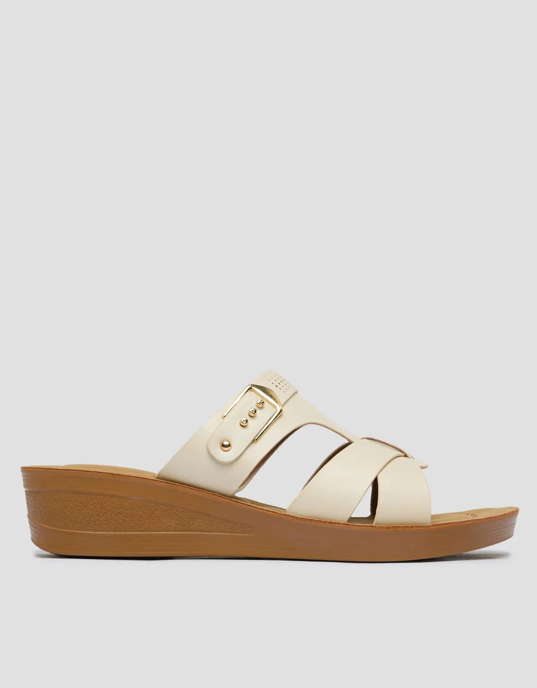 St. Yves Buckle Sandal Slingback Wanita