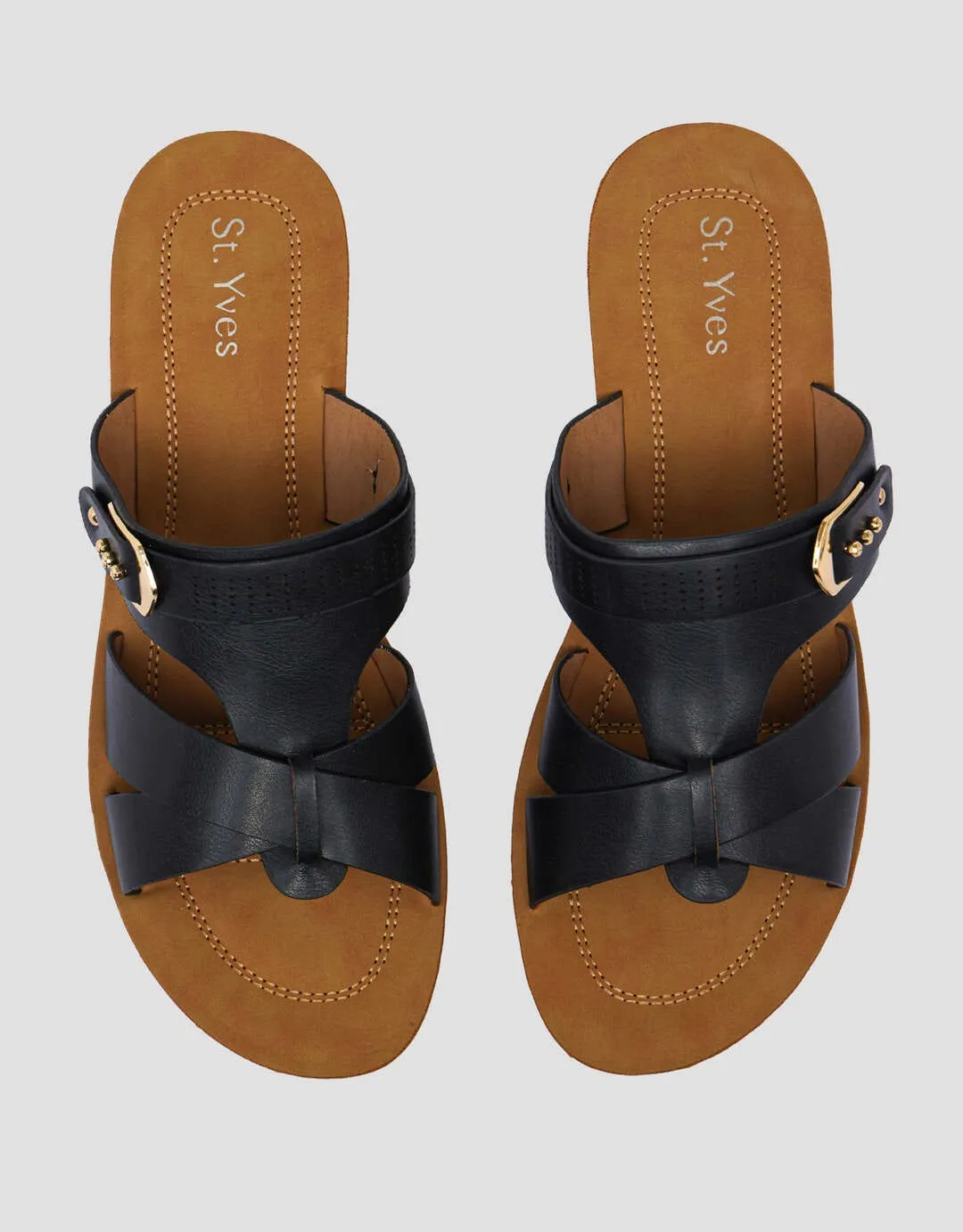 St. Yves Buckle Sandal Slingback Wanita