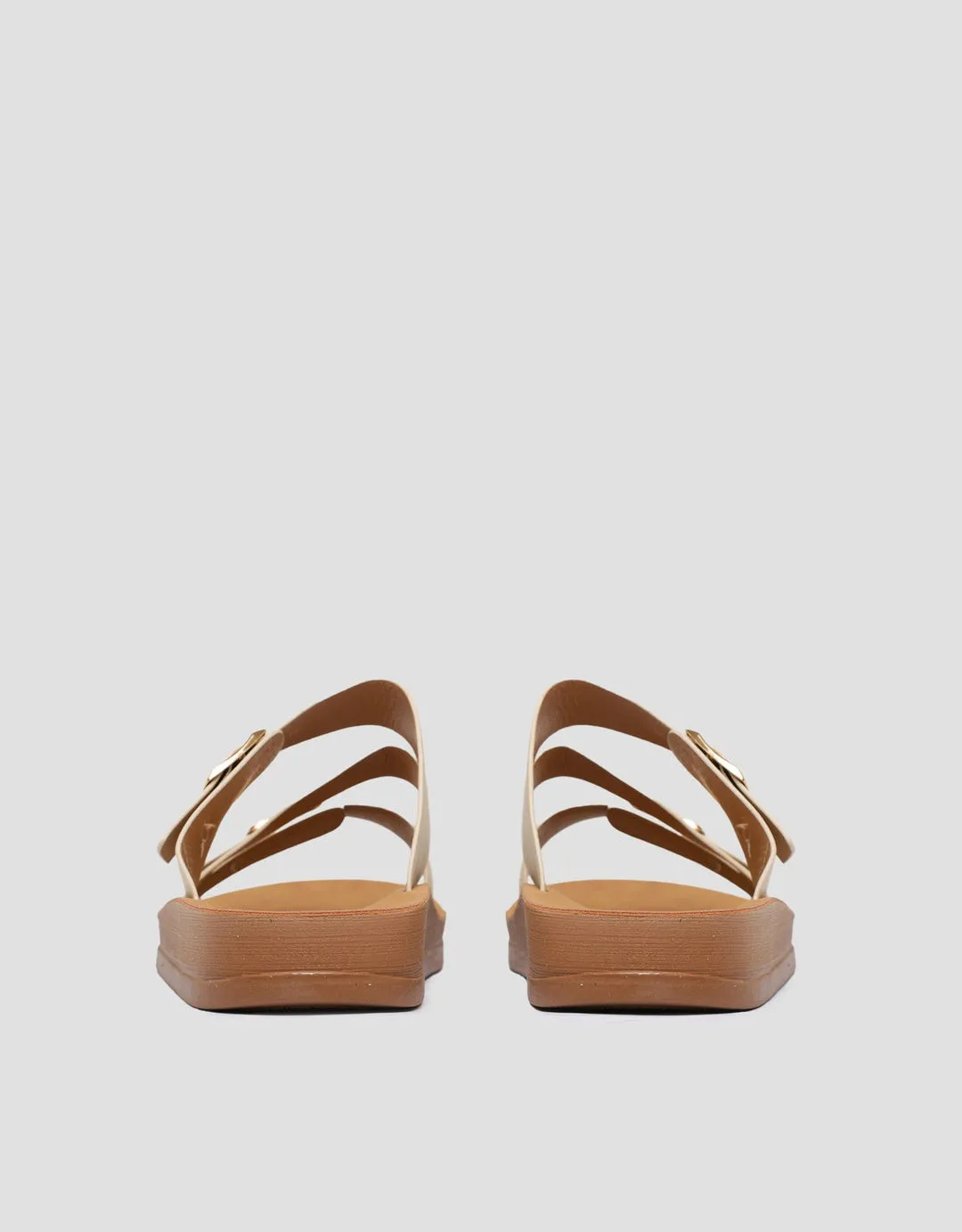 St. Yves Detail Buckle Sandal Slip On Wanita