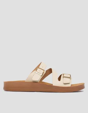 St. Yves Detail Buckle Sandal Slip On Wanita