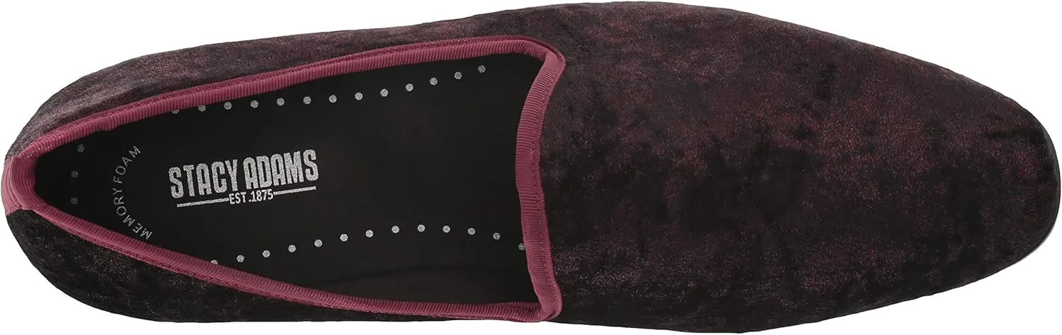 STACY ADAMS Men's Sultan Velour Slip-on Loafer