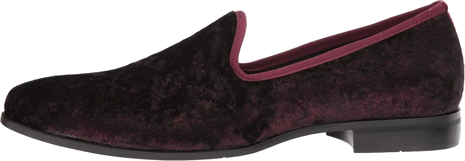 STACY ADAMS Men's Sultan Velour Slip-on Loafer