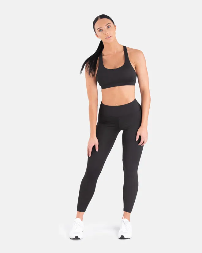 Staple Mesh Leggings - Black