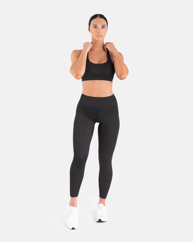 Staple Mesh Leggings - Black