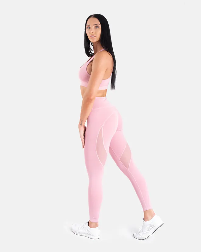 Staple Mesh Leggings - Lilac