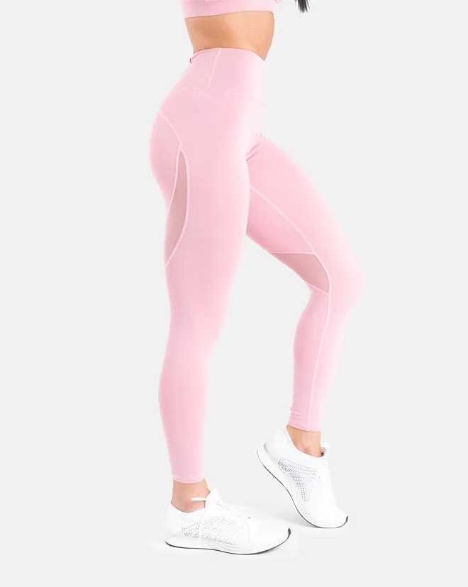 Staple Mesh Leggings - Lilac