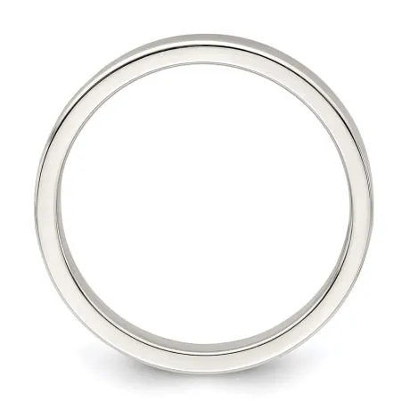 Sterling Silver 3mm Lightweight Flat Size 7 Band