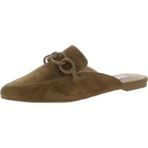 Steve Madden Womens Forte Embellished Slip On Loafer Slides