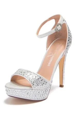 Strap Toe Platform Time-sensitive Open Lorraine Pumps Ankle Lauren Prom Open Rhinestone Eifel Best-priced