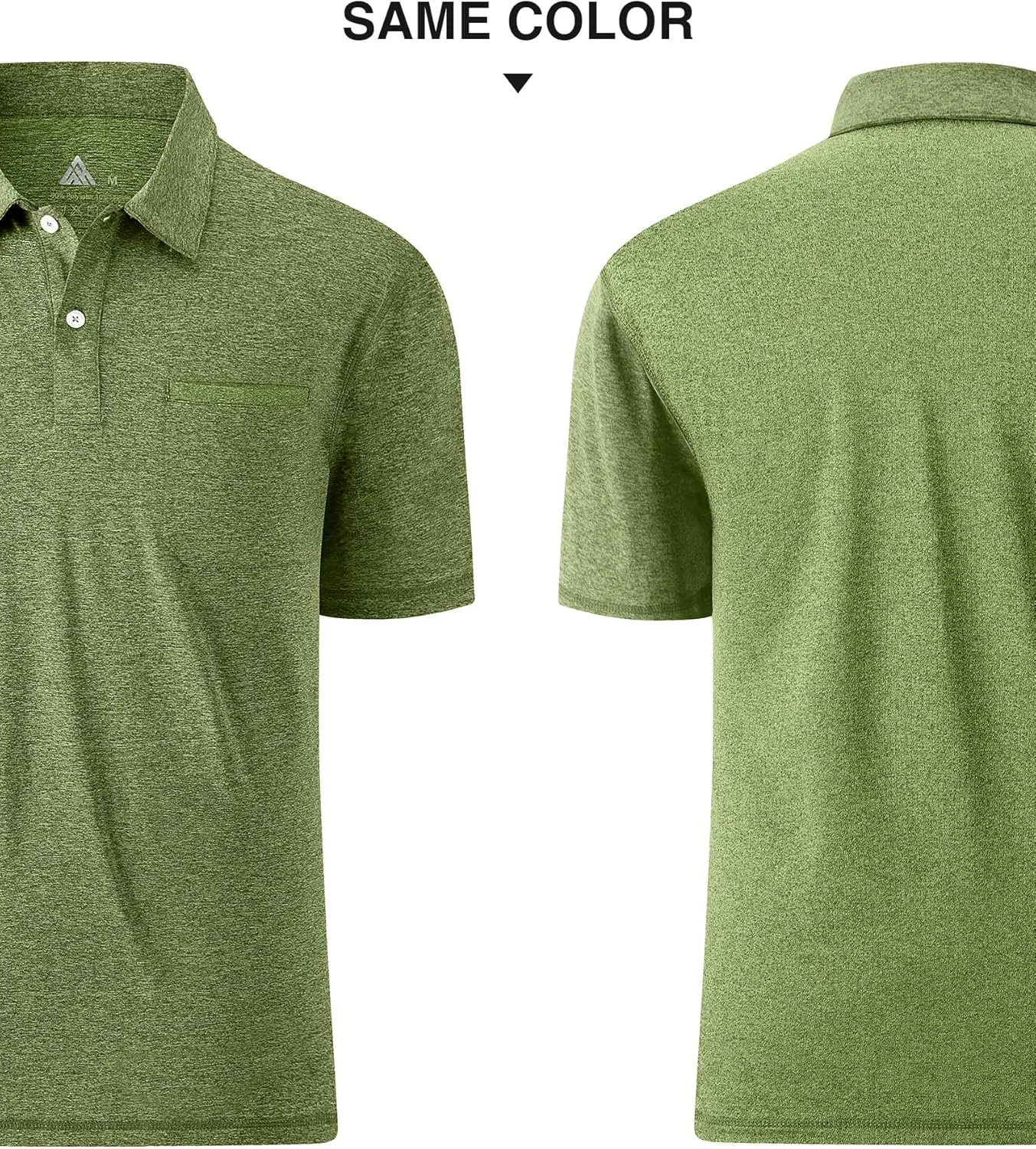 SWISSWELL Polo Shirts for Men with Pocket Short Sleeve Lightweight Performance Golf Shirt Mesh Summer Casual Shirt