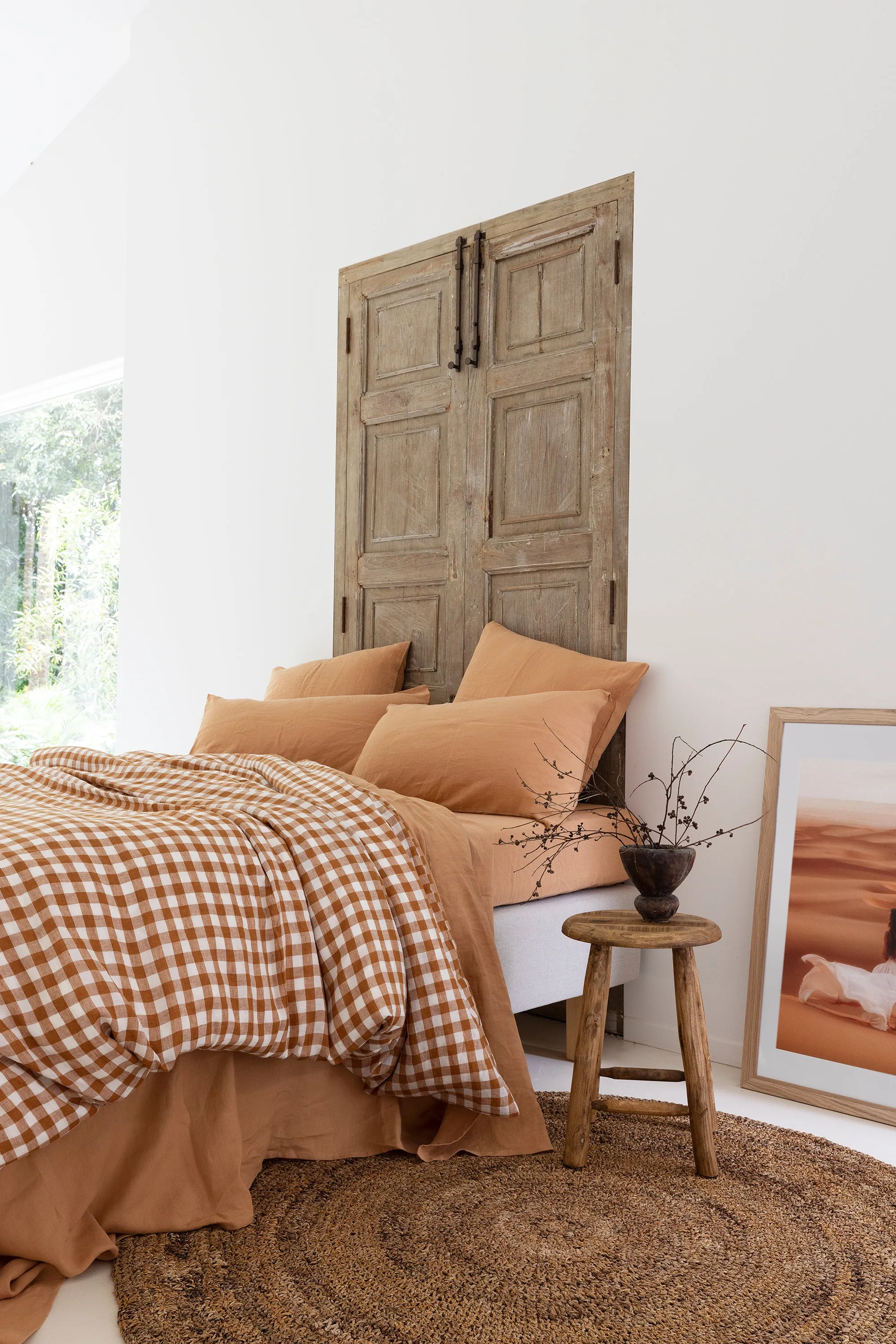 Tanami Linen Sheet - Flat