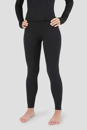 Terramar womens Cloudnine Performance Tights base layer bottoms, Black, Large US