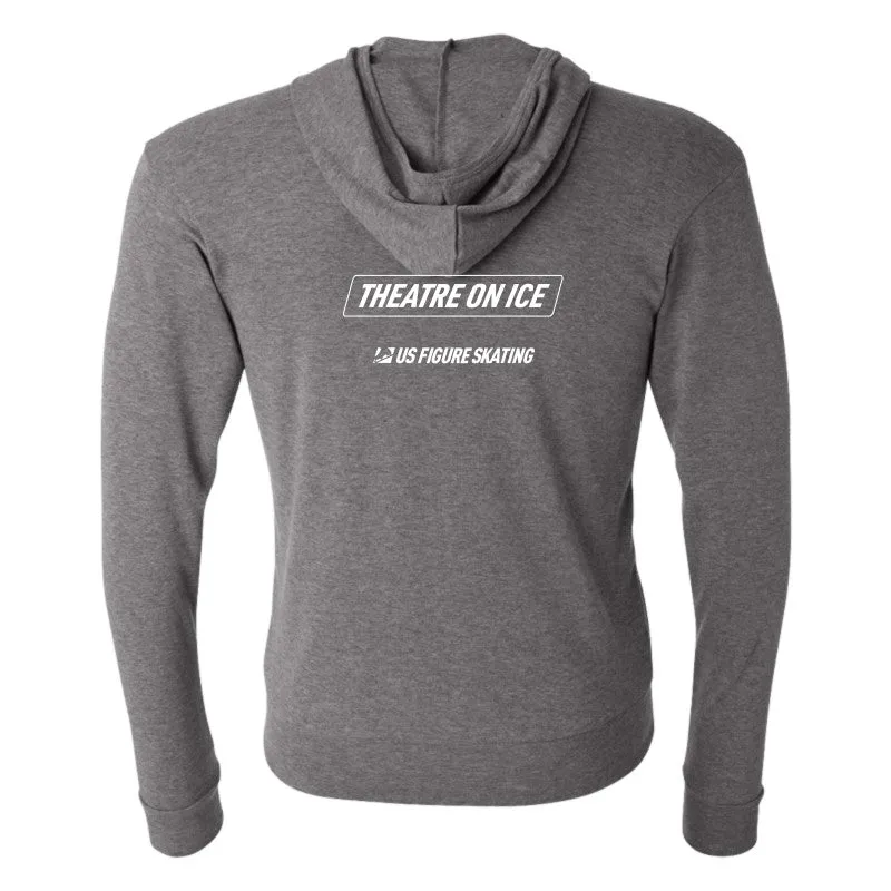 Theatre on Ice, Full Zip Lightweight Hoodie