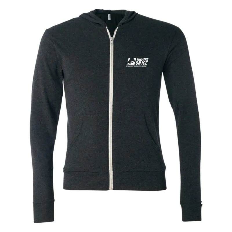 Theatre on Ice, Full Zip Lightweight Hoodie