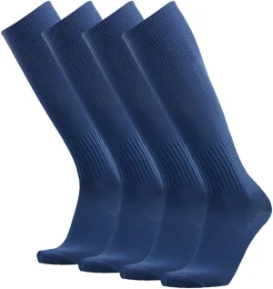 Three street Baseball Socks, Unisex Knee High Solid Sport Tube Compression Softball Football Soccer Team Socks 2-10 Pairs