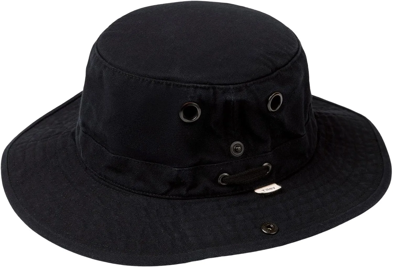 Tilley T3 Wanderer Hat, Black, 7 1/8