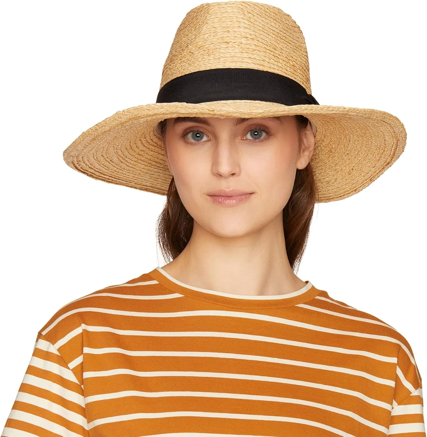 Tilley Women's Panama Lightweight Wide Brim Fedora Style, Classic Sun Hat for Travel, Beach, Outdoor Wear