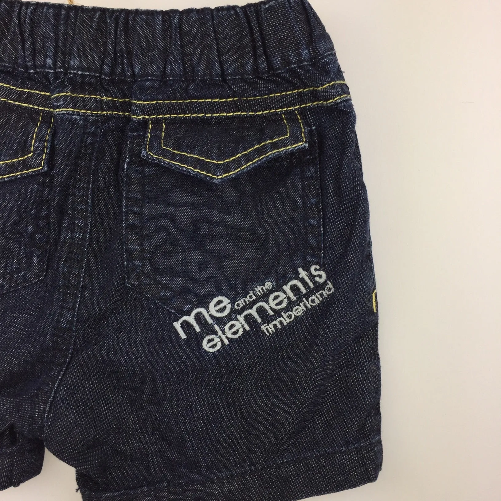 Timberland lightweight denim shorts, elasticated, size 6 months, BNWT