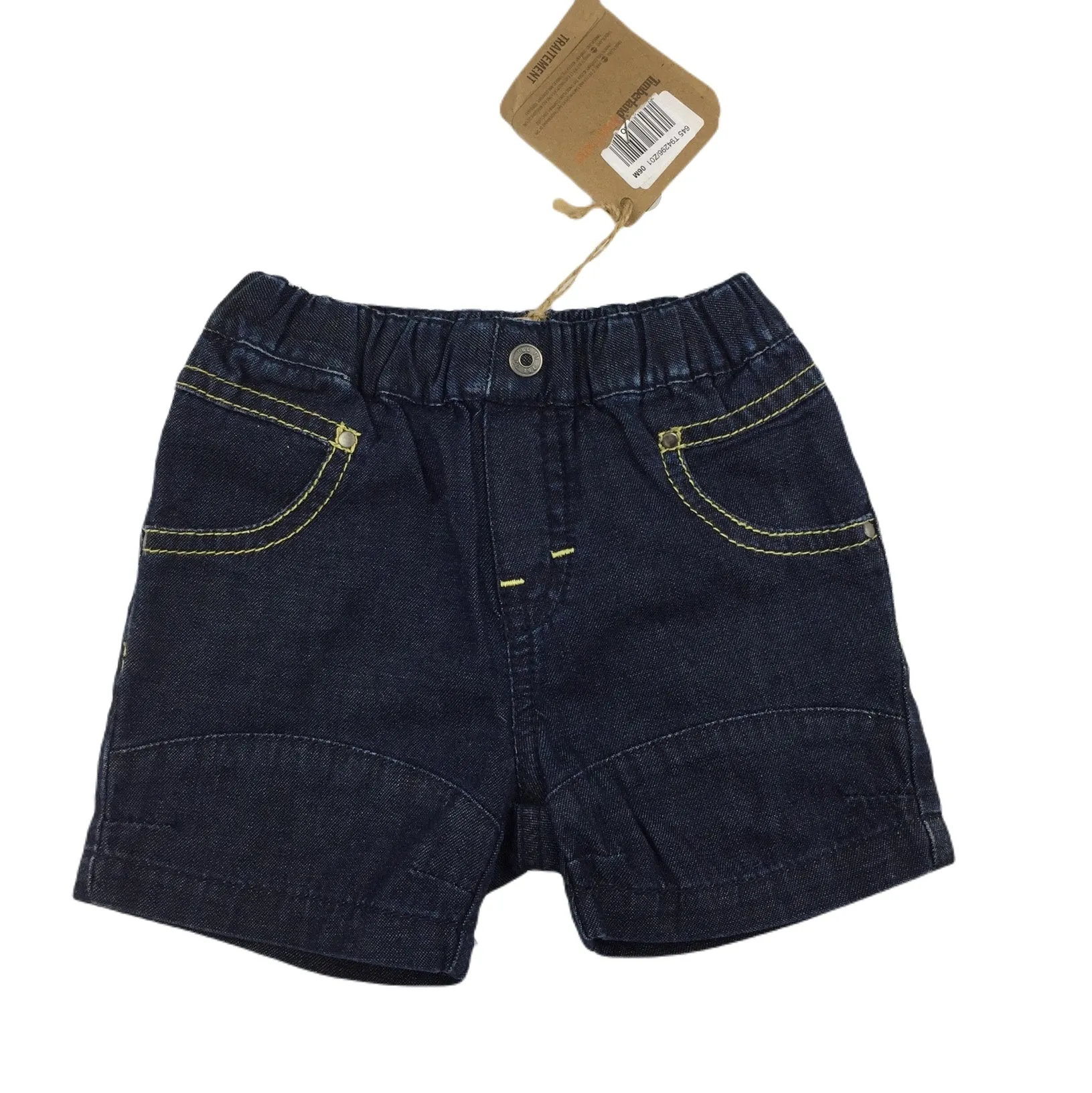Timberland lightweight denim shorts, elasticated, size 6 months, BNWT