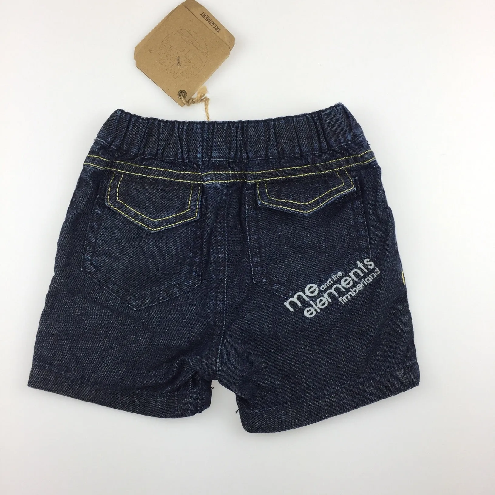 Timberland lightweight denim shorts, elasticated, size 6 months, BNWT