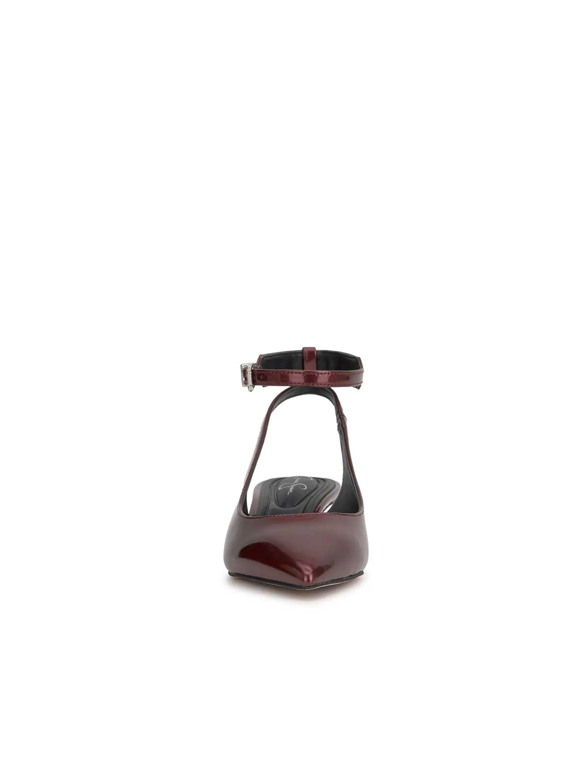 Vellana Kitten Heel Pump in Oxblood