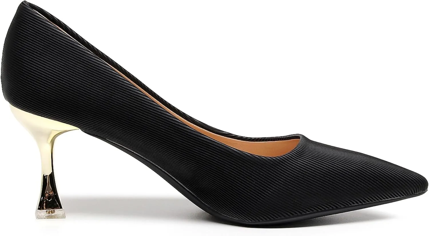 VenusCelia Women's Golden-Sun Pump Stiletto Heel Shoe