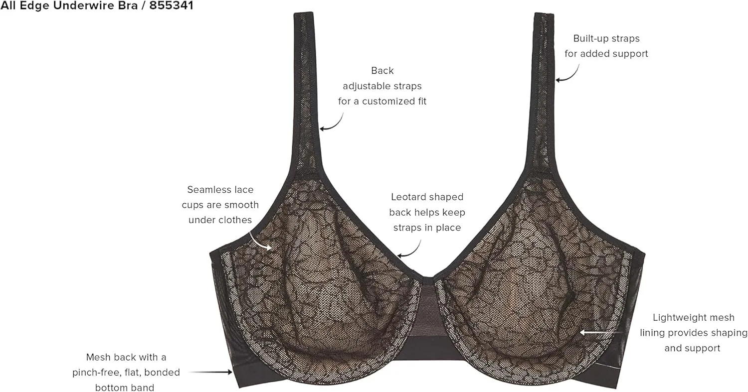 Wacoal Women's All Edge Underwire Bra