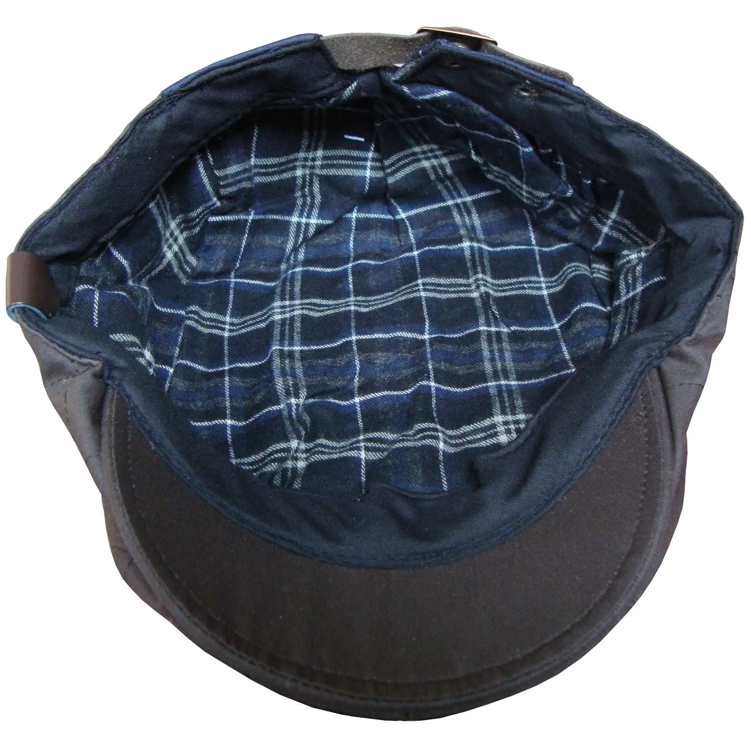 Waxed Flat Caps - Adjustable- Navy, Olive Green - Hawkins
