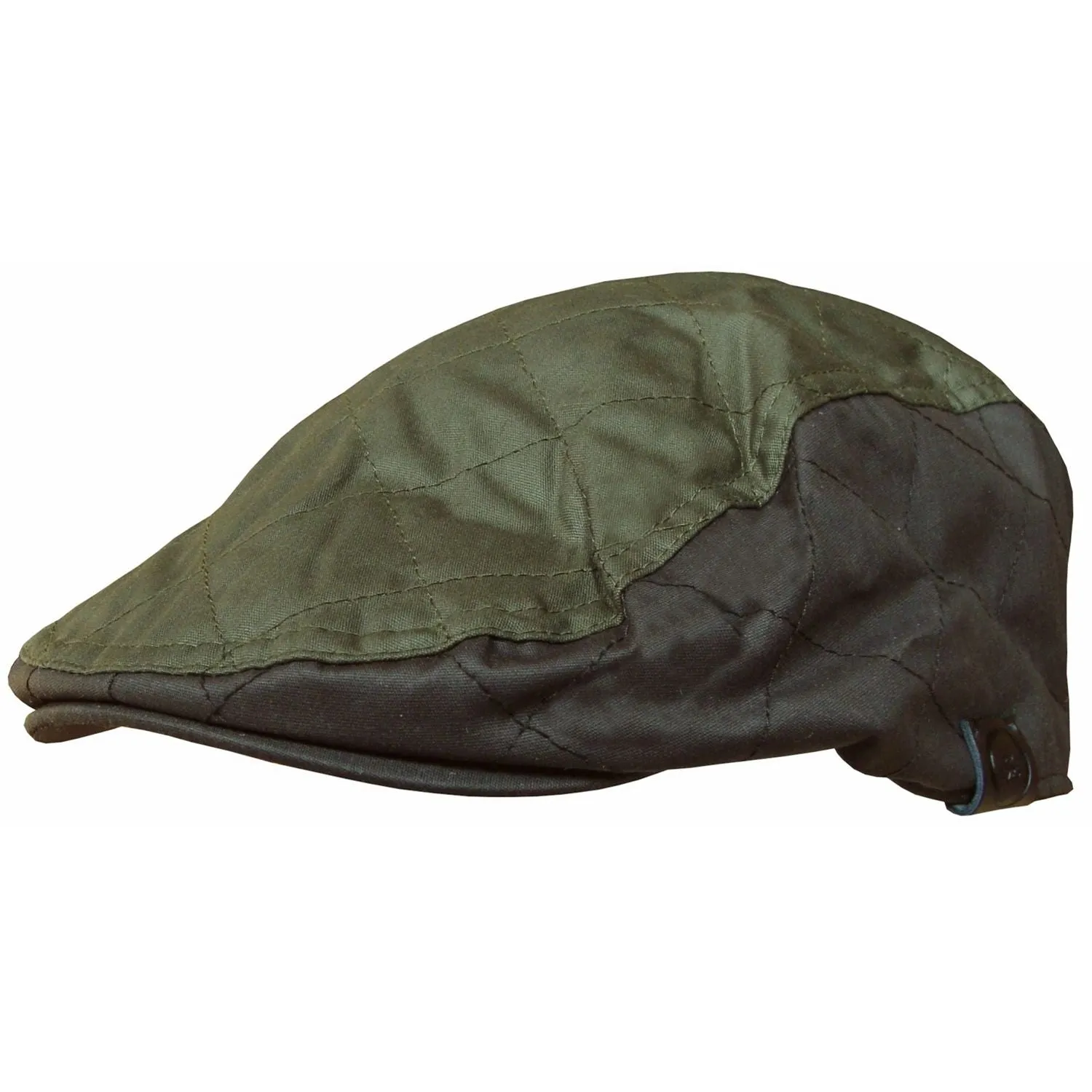Waxed Flat Caps - Adjustable- Navy, Olive Green - Hawkins